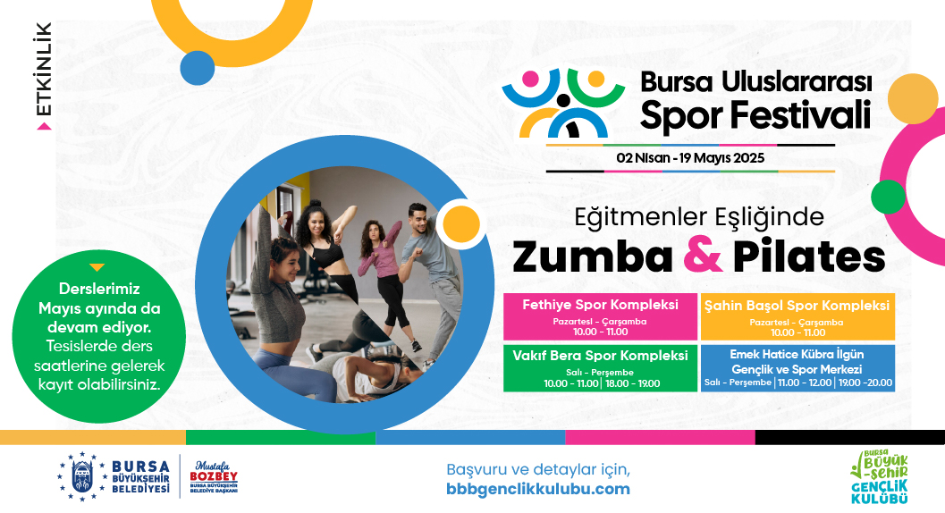 Zumba & Pilates ile Hareket Zamanı!