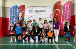 Gürsu - Kestel - Nilüfer - Osmangazi - Yıldırım  Badminton Branşı Görselleri Bursa Uluslararası Spor Festivali