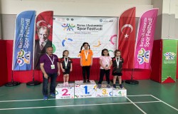 Gürsu - Kestel - Nilüfer - Osmangazi - Yıldırım  Badminton Branşı Görselleri Bursa Uluslararası Spor Festivali