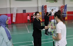 Badminton Branşı Görselleri Bursa Uluslararası Spor Festivali