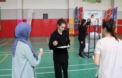 Badminton Branşı Görselleri Bursa Uluslararası Spor Festivali