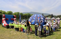 Bursa Uluslararası Spor Festivali’nde çocuklar doyasıya eğlendi