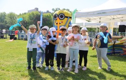 Bursa Uluslararası Spor Festivali’nde çocuklar doyasıya eğlendi