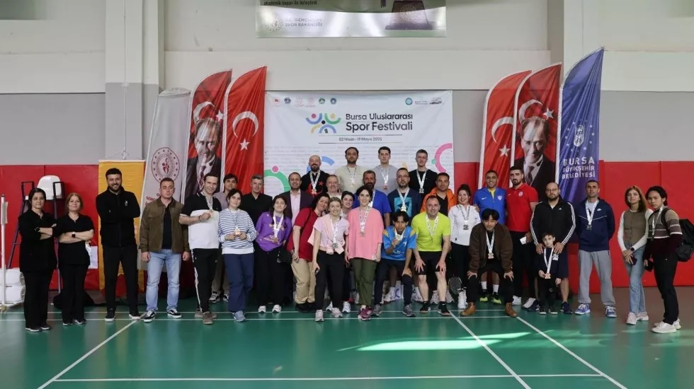 Badminton Branşı Görselleri Bursa Uluslararası Spor Festivali